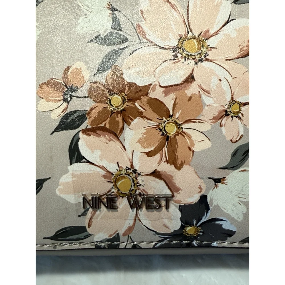 Nine West Calandra Mini Camera Crossbody Floral new Monterose Floral